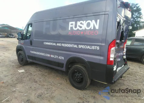 2021 Ram Promaster 2500 High Roof 136 Wb z USA, uszkodzony, nr VIN 3C6LRVCG4ME570659